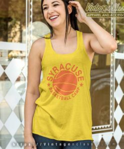 Syracuse Orange Basketball Camp University Tank Top Racerback