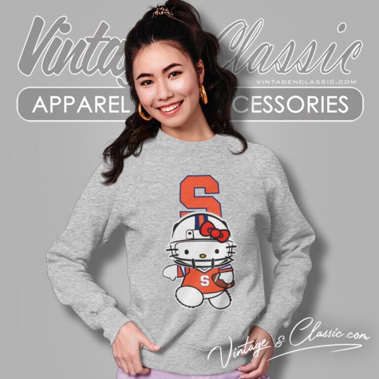 Syracuse Orange Hello Kitty Sweatshirt Syracuse Orange Hello Kitty Sweatshirt