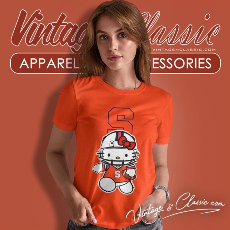Syracuse Orange Hello Kitty Women T Shirt Syracuse Orange Hello Kitty Women T Shirt