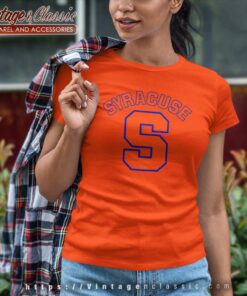 Syracuse Orange Logo Shirt 6 Syracuse Orange Logo Women TShirt