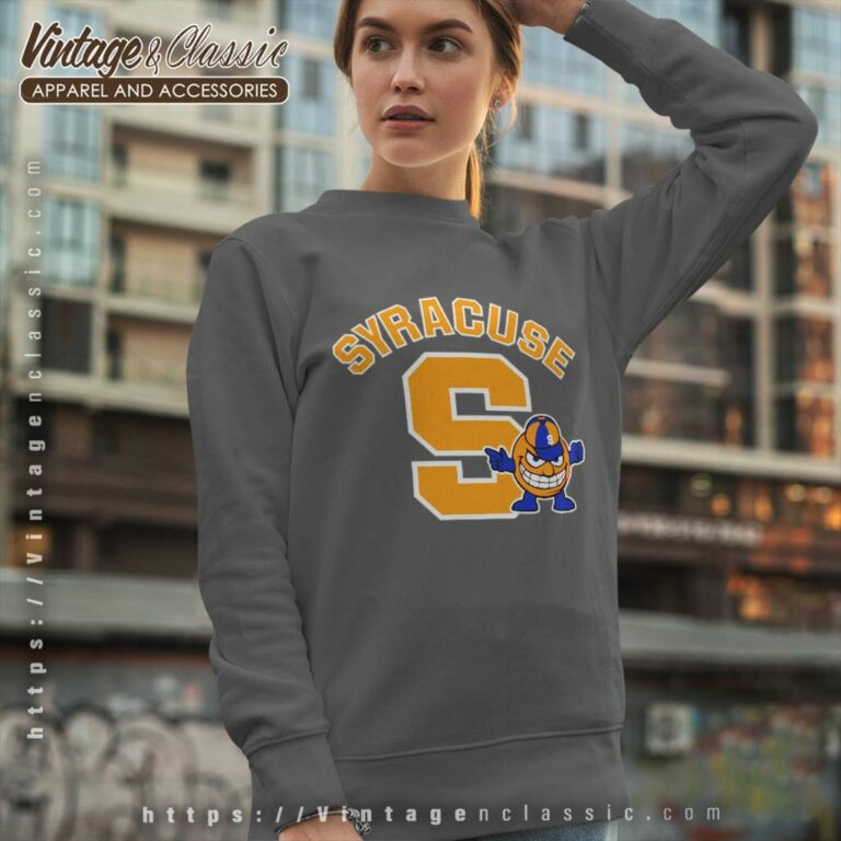 Syracuse Otto The Orange Steel Logo Sweatshirt Syracuse Otto The Orange Steel Logo Sweatshirt