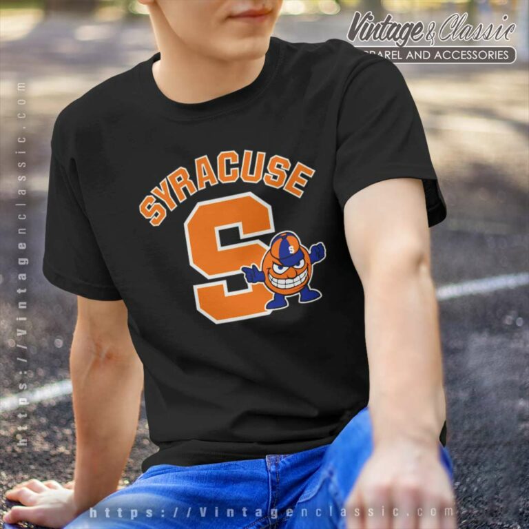 Syracuse Otto The Orange Steel Logo T Shirt Syracuse Otto The Orange Steel Logo T Shirt