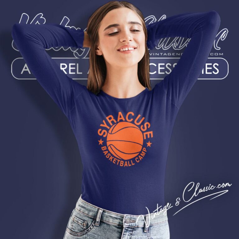 Syracuse University Basketball Camp Long Sleeve Tee Syracuse University Basketball Camp Long Sleeve Tee