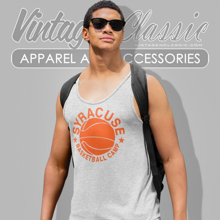 Syracuse University Basketball Camp Tank Top Racerback Syracuse University Basketball Camp Tank Top Racerback