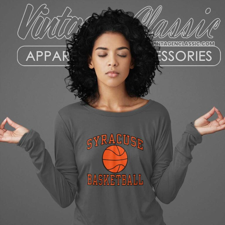 Syracuse University Basketball Graphic Champion Long Sleeve Tee Syracuse University Basketball Graphic Champion Long Sleeve Tee