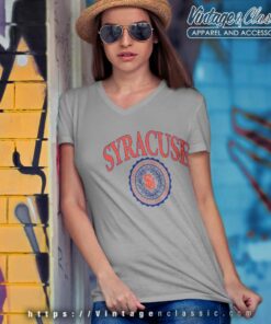 Syracuse University Founded Ad 1870 V Neck TShirt