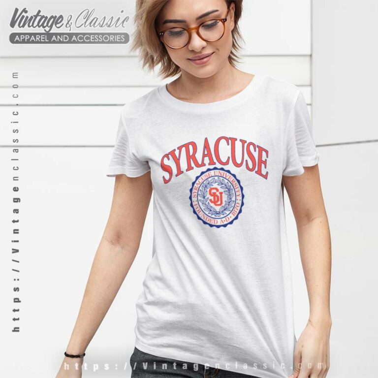 Syracuse University Founded Ad 1870 Women TShirt Syracuse University Founded Ad 1870 Women TShirt