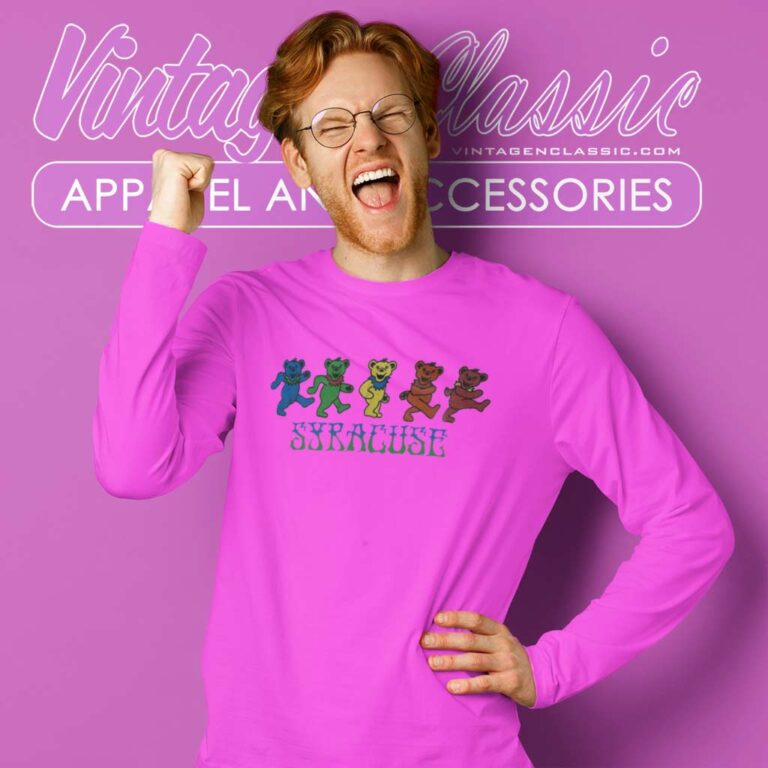 Syracuse University Grateful Bears Dead Long Sleeve Tee Syracuse University Grateful Bears Dead Long Sleeve Tee