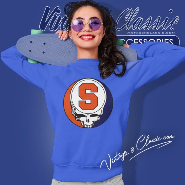 Syracuse University Grateful Dead Steal Your Face Sweatshirt Syracuse University Grateful Dead Steal Your Face Sweatshirt