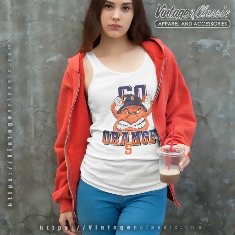 Syracuse University Otto The Orange Graphic Tank Top Racerback Syracuse University Otto The Orange Graphic Tank Top Racerback