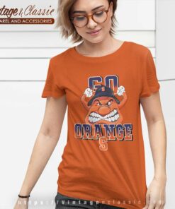 Syracuse University Otto The Orange Graphic Women TShirt