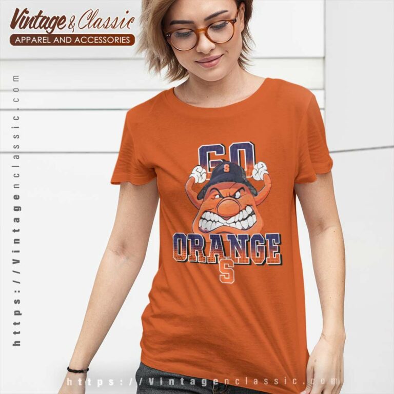 Syracuse University Otto The Orange Graphic Women TShirt Syracuse University Otto The Orange Graphic Women TShirt