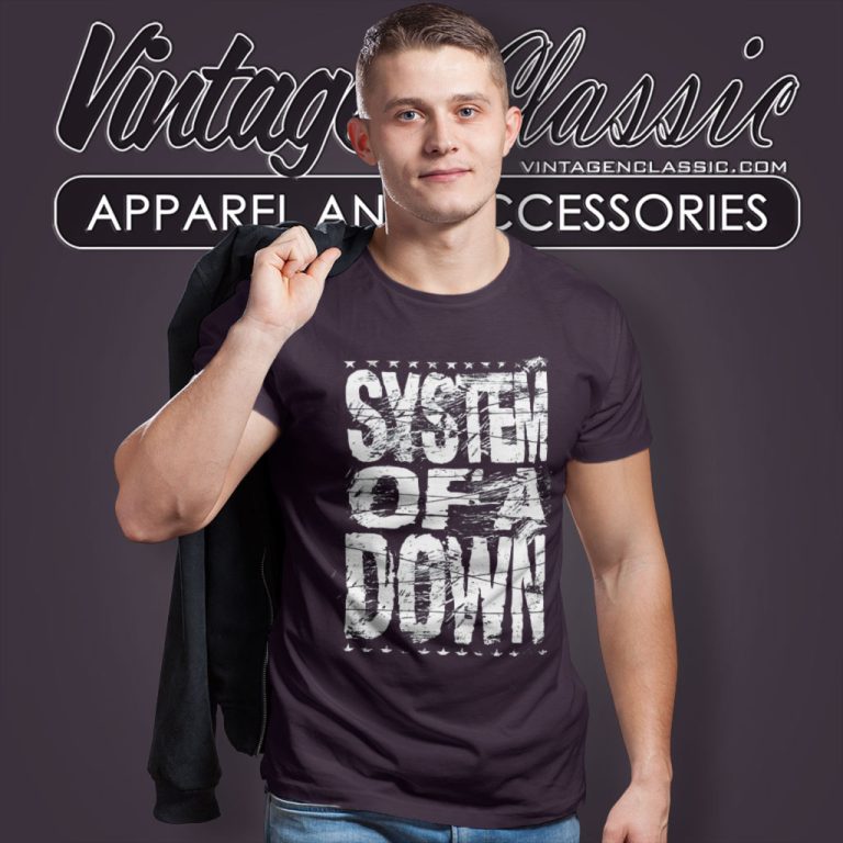 System Of A Down Distressed Logo T Shirt System Of A Down Distressed Logo T Shirt