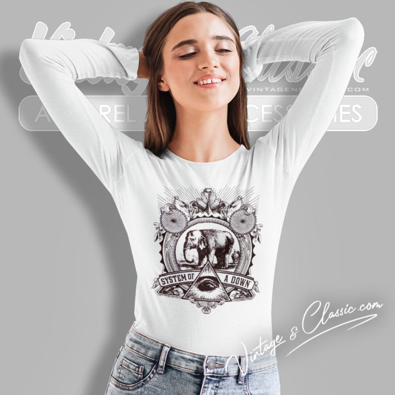System Of A Down Elephant Long Sleeve Tee System Of A Down Elephant Long Sleeve Tee