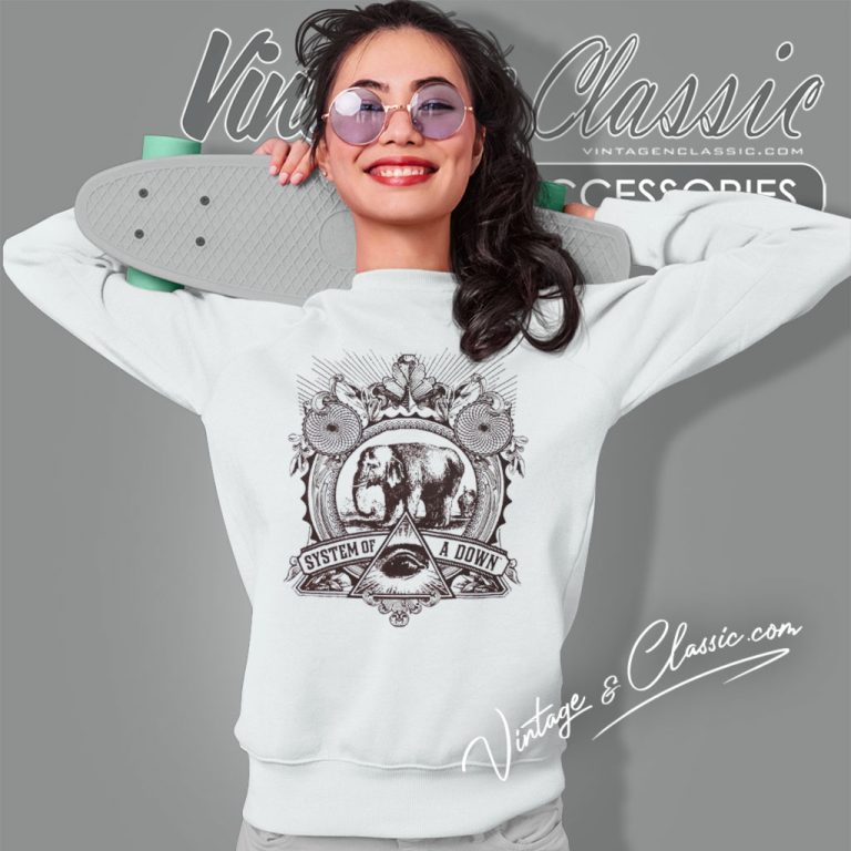 System Of A Down Elephant Sweatshirt System Of A Down Elephant Sweatshirt