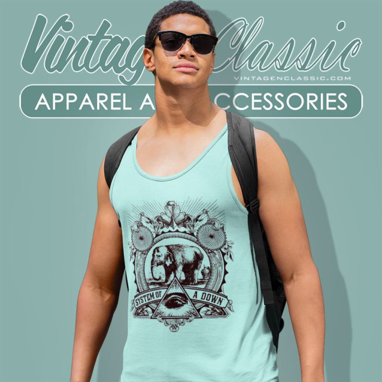 System Of A Down Elephant Tank Top Racerback System Of A Down Elephant Tank Top Racerback