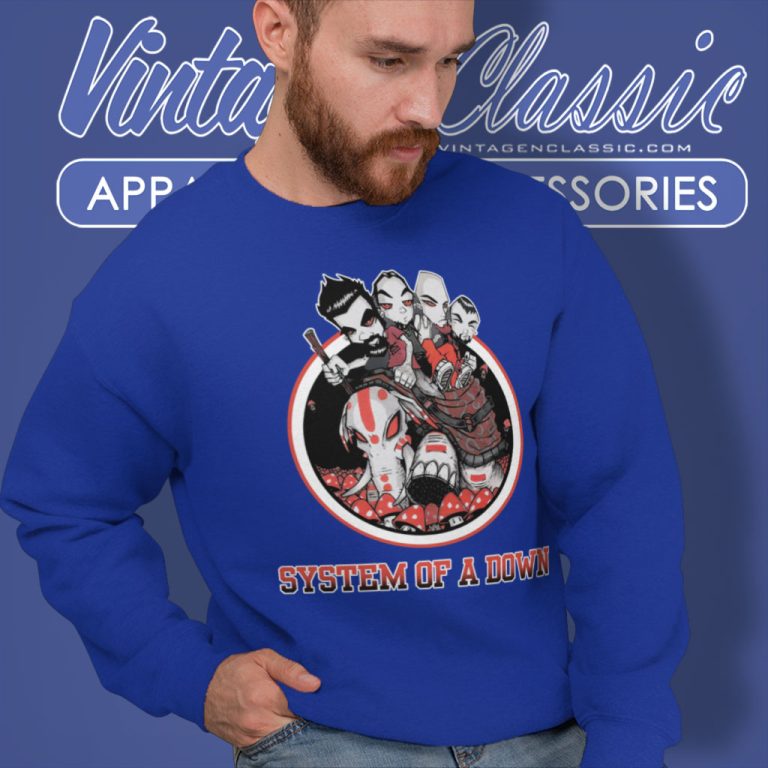 System Of A Down Shirt 2002 Spring Tour Sweatshirt System Of A Down Shirt 2002 Spring Tour Sweatshirt