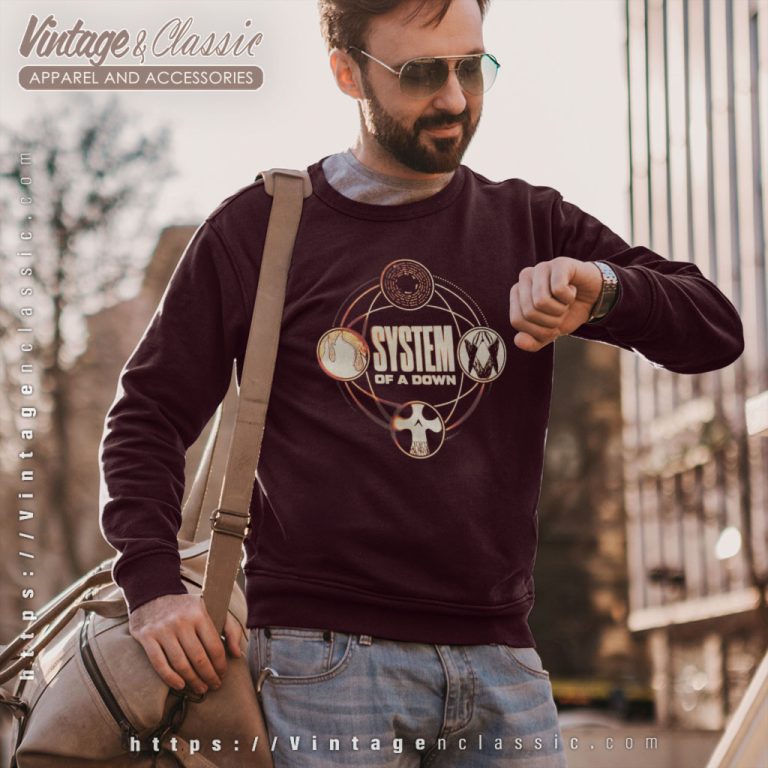 System Of A Down Shirt Special Edition Linked Sweatshirt System Of A Down Shirt Special Edition Linked Sweatshirt