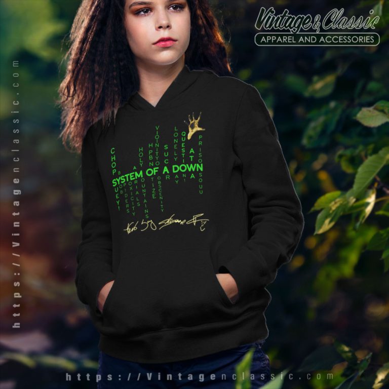 System Of A Down Signature Hoodie System Of A Down Signature Hoodie