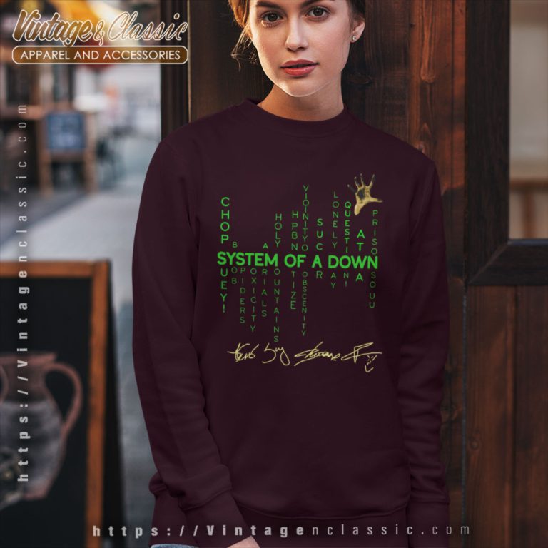 System Of A Down Signature Sweatshirt System Of A Down Signature Sweatshirt