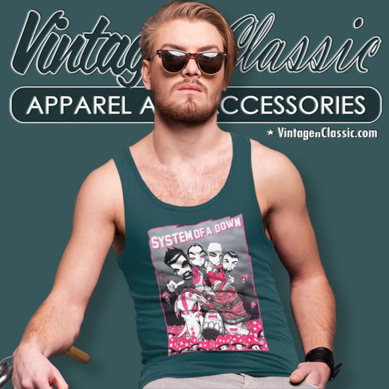 System Of A Down Spring Tour Tank Top Racerback System Of A Down Spring Tour Tank Top Racerback