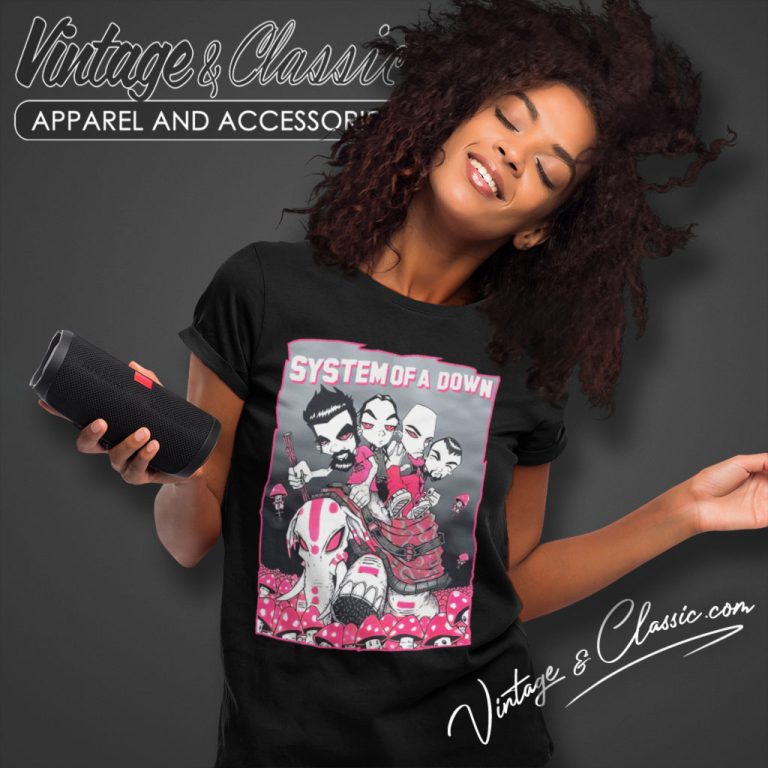 System Of A Down Spring Tour Women T Shirt System Of A Down Spring Tour Women T Shirt