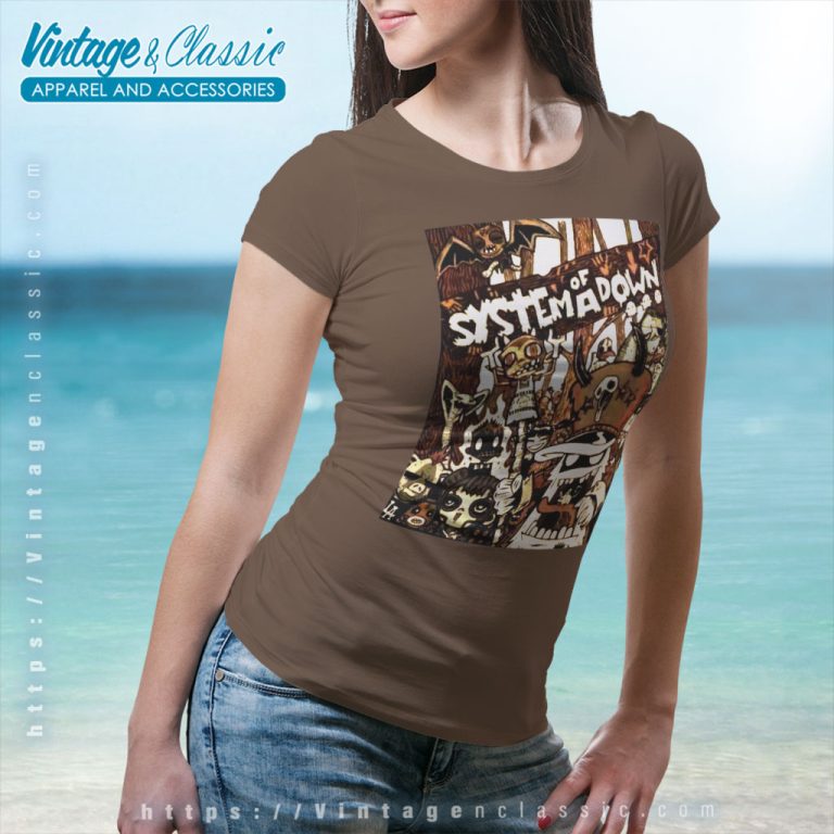 System Of A Down Voodoo Women T Shirt System Of A Down Voodoo Women T Shirt