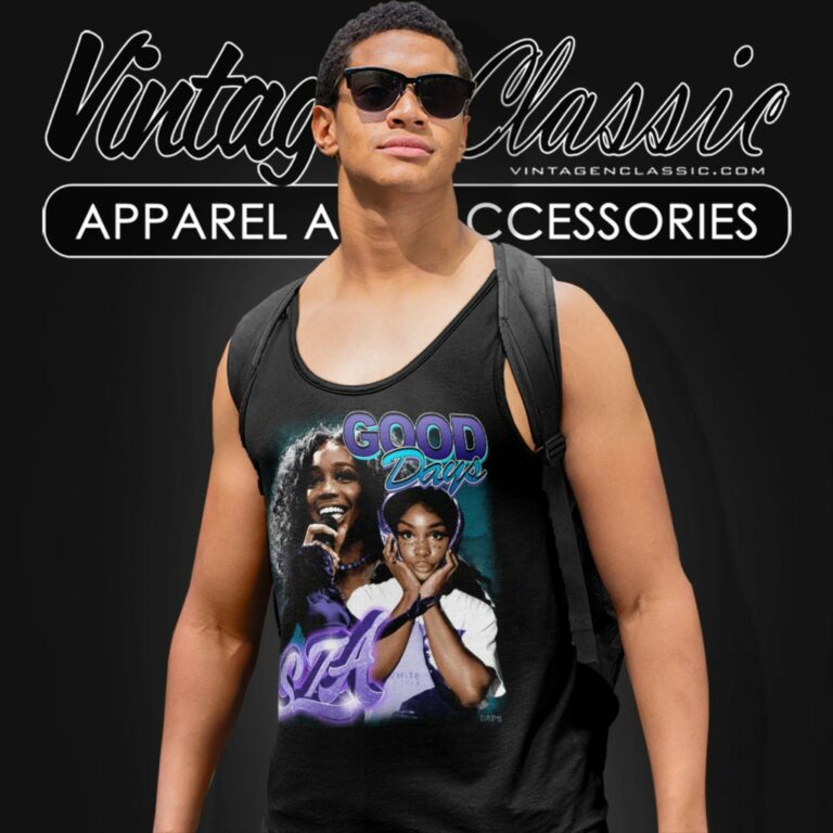 Sza Good Days Tank Top Racerback Sza Good Days Tank Top Racerback