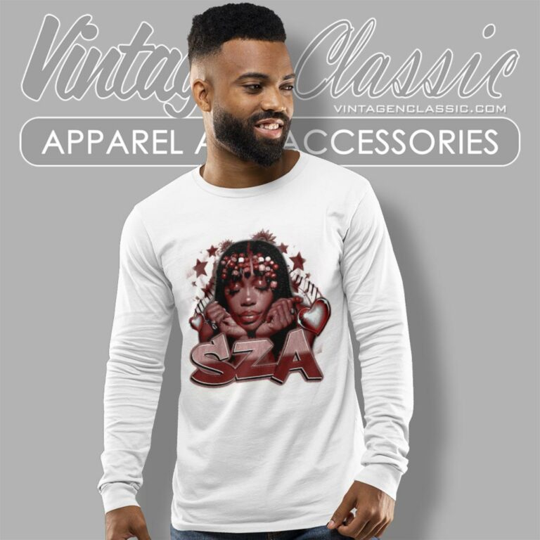 Sza Retro Graffiti Long Sleeve Tee Sza Retro Graffiti Long Sleeve Tee
