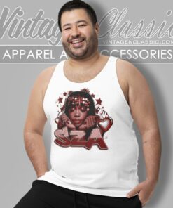 SZA Retro Graffiti Shirt 5 Sza Retro Graffiti Tank Top Racerback