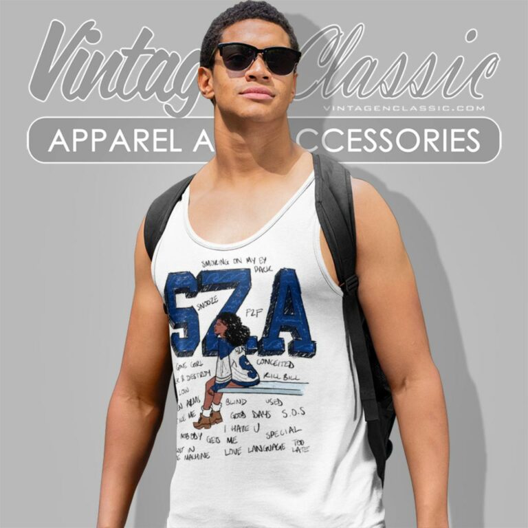 Sza Sos Album Art Tank Top Racerback Sza Sos Album Art Tank Top Racerback