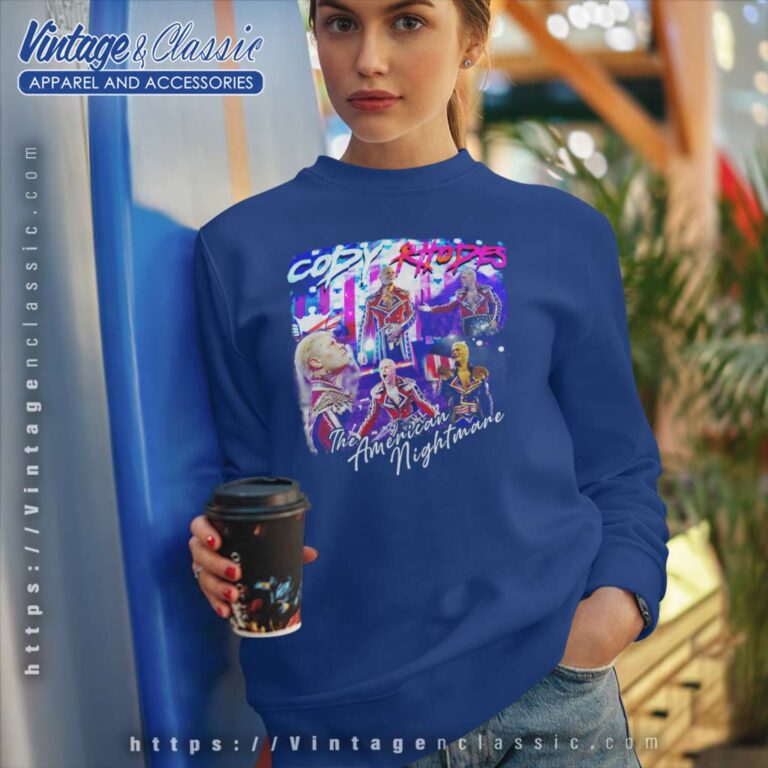 Tacky And Hacky Cody Rhodes The American Nightmare Sweatshirt Tacky And Hacky Cody Rhodes The American Nightmare Sweatshirt