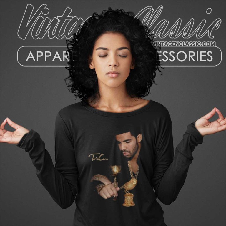 Take Care Drake Cover Long Sleeve Tee Take Care Drake Cover Long Sleeve Tee