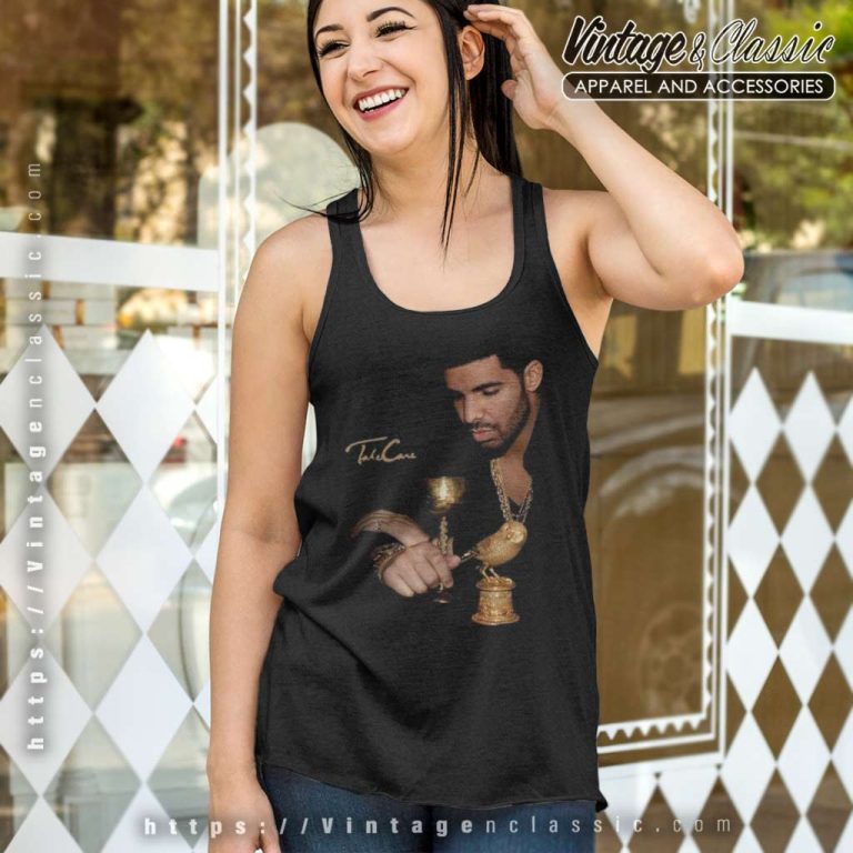 Take Care Drake Cover Tank Top Racerback Take Care Drake Cover Tank Top Racerback