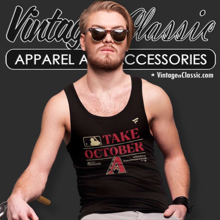 Take October Arizona Diamondbacks Mlb 2023 Postseason Tank Top Racerback Take October Arizona Diamondbacks Mlb 2023 Postseason Tank Top Racerback