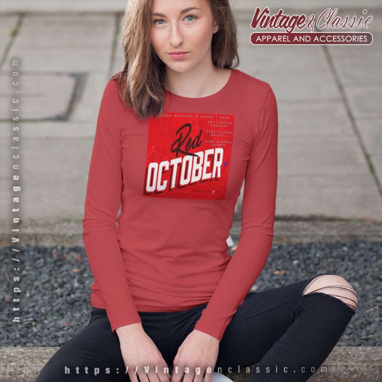 Take October Phillies Shirt Phillies Red October Long Sleeve Tee Take October Phillies Shirt Phillies Red October Long Sleeve Tee