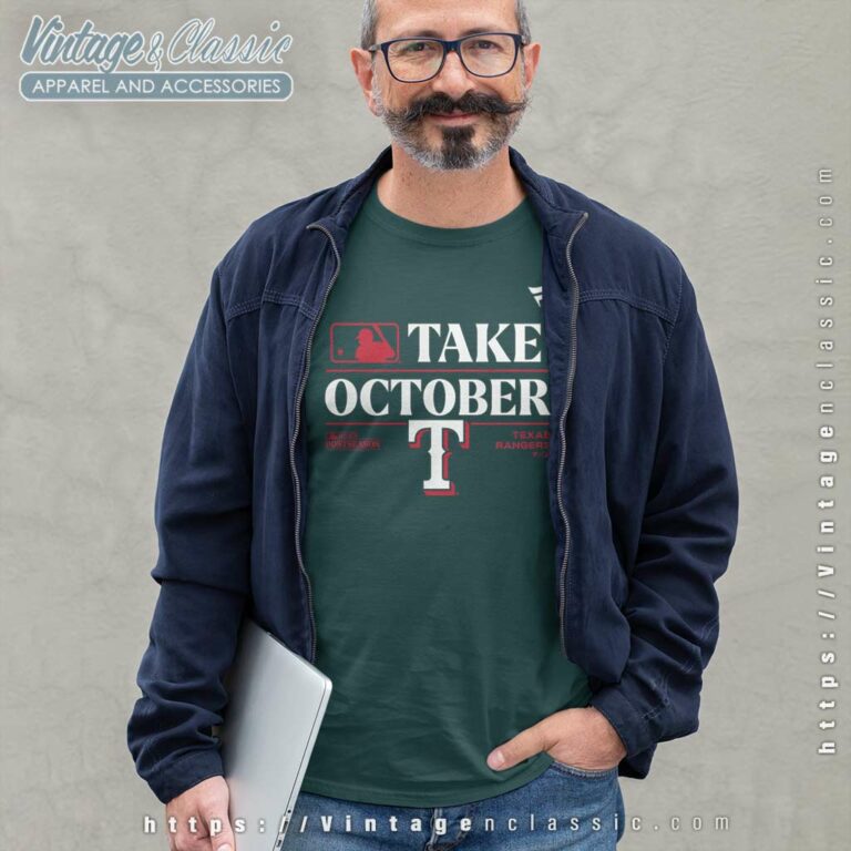Take October Rangers Shirt 2023 Postseason Locker Room Long Sleeve Tee Take October Rangers Shirt 2023 Postseason Locker Room Long Sleeve Tee