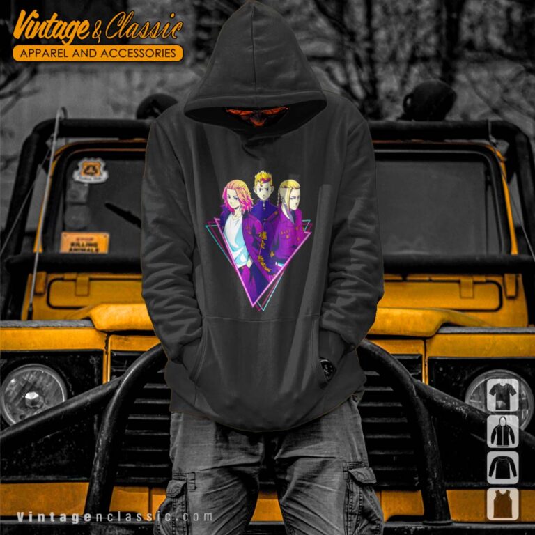 Takemichi Manjiro Ken Neon Aesthetic Art Shirt Tokyo Revengers Hoodie Takemichi Manjiro Ken Neon Aesthetic Art Shirt Tokyo Revengers Hoodie