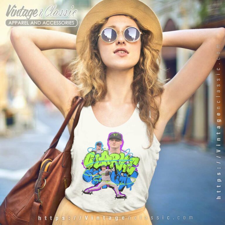 Talkin Yanks Clarke Schmidt Street Tank Top Racerback Talkin Yanks Clarke Schmidt Street Tank Top Racerback