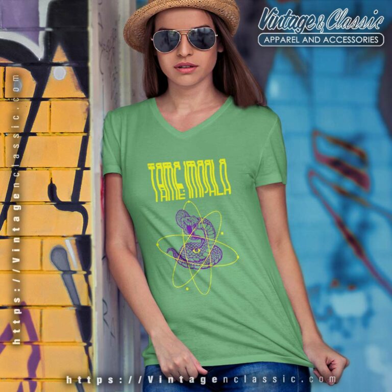 Tame Impala X The People Vs V Neck TShirt Tame Impala X The People Vs V Neck TShirt