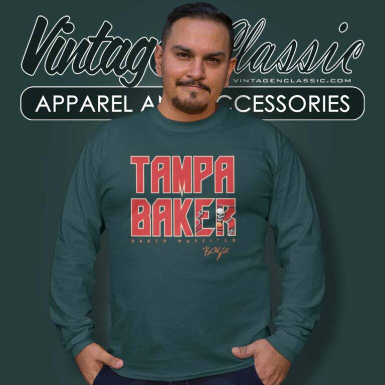 Tampa Bay Baker Mayfield Signature Long Sleeve Tee Tampa Bay Baker Mayfield Signature Long Sleeve Tee