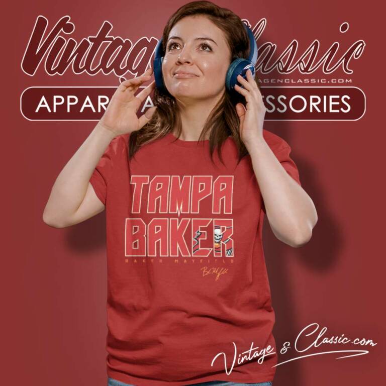 Tampa Bay Baker Mayfield Signature Women TShirt Tampa Bay Baker Mayfield Signature Women TShirt