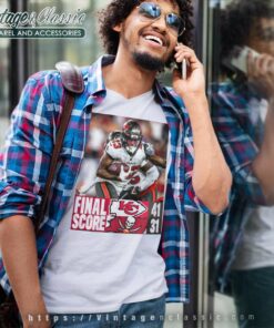 Tampa Bay Buccaneers And Kansas City Chiefs Final Score V Neck TShirt