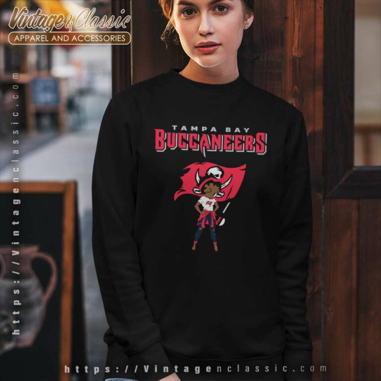 Tampa Bay Buccaneers Betty Boop Brown Skin Sweatshirt Tampa Bay Buccaneers Betty Boop Brown Skin Sweatshirt