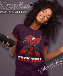 Tampa Bay Buccaneers Deadpool Shirt Love You Fuck You Women TShirt