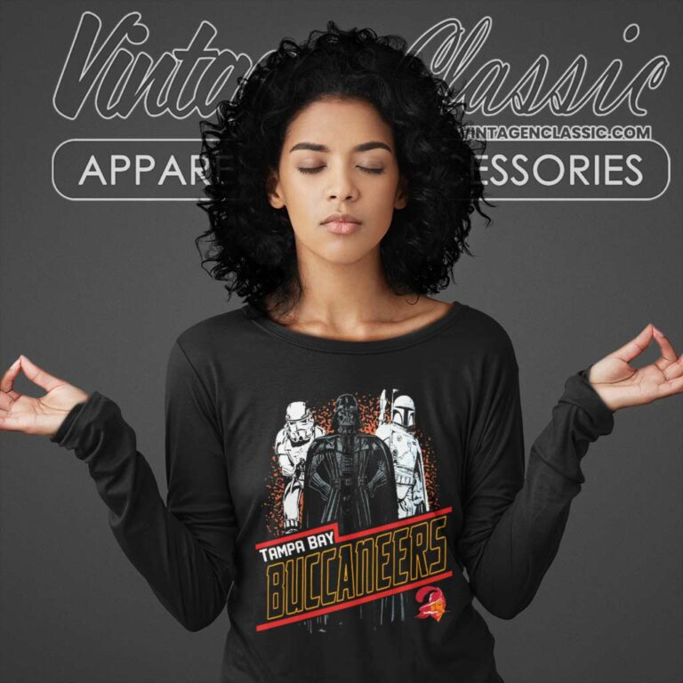 Tampa Bay Buccaneers Empire Star Wars Long Sleeve Tee Tampa Bay Buccaneers Empire Star Wars Long Sleeve Tee