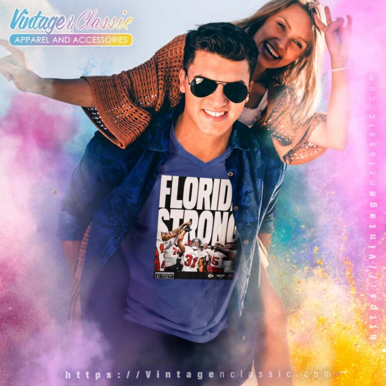 Tampa Bay Buccaneers Florida Strong V Neck TShirt Tampa Bay Buccaneers Florida Strong V Neck TShirt