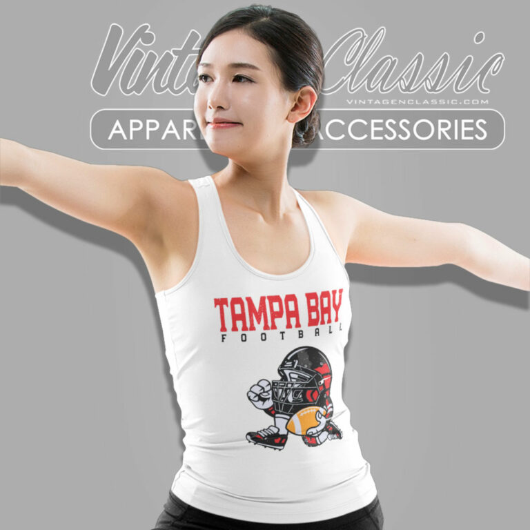 Tampa Bay Buccaneers Football Helmet Vintage Tank Top Racerback Tampa Bay Buccaneers Football Helmet Vintage Tank Top Racerback
