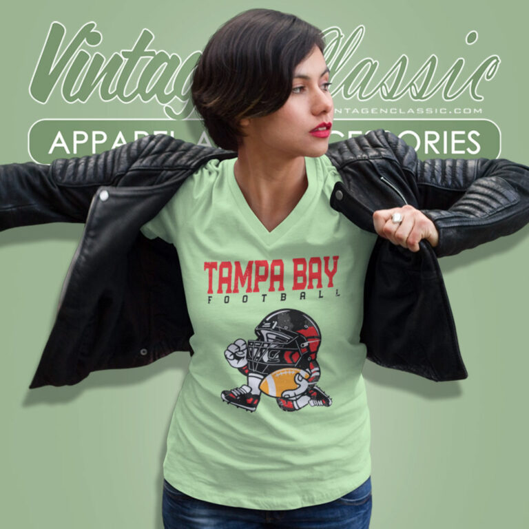 Tampa Bay Buccaneers Football Helmet Vintage V Neck TShirt Tampa Bay Buccaneers Football Helmet Vintage V Neck TShirt
