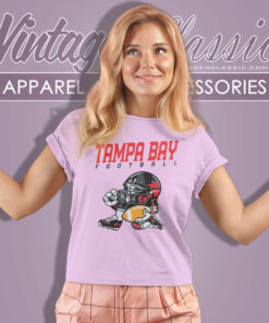 Tampa Bay Buccaneers Football Helmet Vintage Women T Shirt
